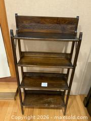MaxSold Auction: Vintage Folding Bookshelf - Toronto (Ontario, Canada) SELLER MANAGED Charity/Fundraising Online Auction - High Park Gardens