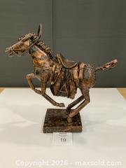 MaxSold Auction: Vintage Metal Horse Sculpture - Toronto (Ontario, Canada) SELLER MANAGED Charity/Fundraising Online Auction - High Park Gardens