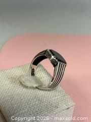 MaxSold Auction: Men’s ring 925 size 8  - Brampton (Ontario, Canada) PARTNER MANAGED Commercial Liquidation Online Auction - Rosedale Avenue West