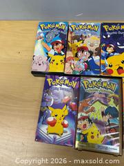 MaxSold Auction: pokemon VHS LOT  - Brampton (Ontario, Canada) PARTNER MANAGED Commercial Liquidation Online Auction - Rosedale Avenue West