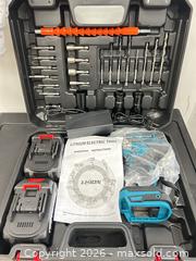 MaxSold Auction: Ruikeshi Cordless Drill/Driver Kit - Teal/Turquoise - Brampton (Ontario, Canada) PARTNER MANAGED Commercial Liquidation Online Auction - Rosedale Avenue West