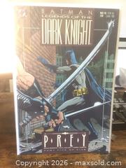MaxSold Auction: 1991 D C Batman DarkKnight Comic Book  - Stonecrest (Georgia, USA) SELLER MANAGED Reseller Online Auction - Snapfinger Road