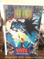 MaxSold Auction: 1991D.C Batman DarkKnight Comic Book  - Stonecrest (Georgia, USA) SELLER MANAGED Reseller Online Auction - Snapfinger Road