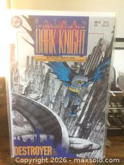 MaxSold Auction: 1992 D.C Batman DarkKnight Comic Book  - Stonecrest (Georgia, USA) SELLER MANAGED Reseller Online Auction - Snapfinger Road
