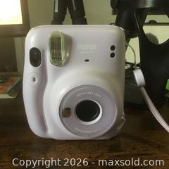 MaxSold Auction: Fujifilm instax mini we instant camera  - Stonecrest (Georgia, USA) SELLER MANAGED Reseller Online Auction - Snapfinger Road