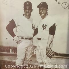 MaxSold Auction: Mickey Mantle & Roger Maris Autographed photo  - Stonecrest (Georgia, USA) SELLER MANAGED Reseller Online Auction - Snapfinger Road