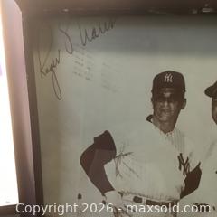 MaxSold Auction: Mickey Mantle & Roger Maris Autographed photo  - Stonecrest (Georgia, USA) SELLER MANAGED Reseller Online Auction - Snapfinger Road