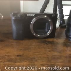 MaxSold Auction: Sony 6000  mirrorless camera  - Stonecrest (Georgia, USA) SELLER MANAGED Reseller Online Auction - Snapfinger Road