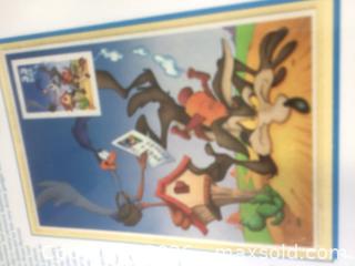 MaxSold Auction: Wile E. Coyote & Road Runner postal stamps  - Stonecrest (Georgia, USA) SELLER MANAGED Reseller Online Auction - Snapfinger Road