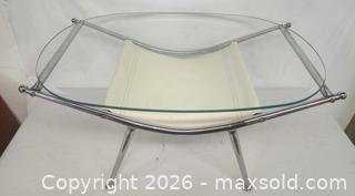 MaxSold Auction: MCM Space Age Centerpiece Table with glass top - Toronto (Ontario, Canada) PARTNER MANAGED Reseller Online Auction - Queen Street West