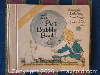 MaxSold Auction: The Pet Bubble Book HC 1919 - Toronto (Ontario, Canada) PARTNER MANAGED Reseller Online Auction - Queen Street West