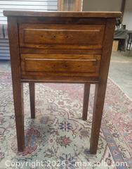 MaxSold Auction: Vintage Solid Wood Maple Side Telephone Table - Toronto (Ontario, Canada) PARTNER MANAGED Reseller Online Auction - Queen Street West