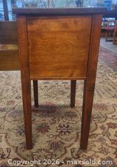 MaxSold Auction: Vintage Solid Wood Maple Side Telephone Table - Toronto (Ontario, Canada) PARTNER MANAGED Reseller Online Auction - Queen Street West