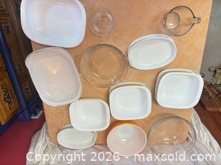 MaxSold Auction: Assorted Glass & Ceramic Kitchenware Set — 12 Pieces - Cobourg (Ontario, Canada) SELLER MANAGED Estate Sale Online Auction - King Street East (STORAGE)
