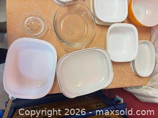 MaxSold Auction: Assorted Glass & Ceramic Kitchenware Set — 12 Pieces - Cobourg (Ontario, Canada) SELLER MANAGED Estate Sale Online Auction - King Street East (STORAGE)