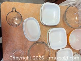 MaxSold Auction: Assorted Glass & Ceramic Kitchenware Set — 12 Pieces - Cobourg (Ontario, Canada) SELLER MANAGED Estate Sale Online Auction - King Street East (STORAGE)