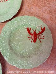 MaxSold Auction: Carlton Ware Cabbage Leaf & Lobster Dinner Plate Set, 8 Pc - Cobourg (Ontario, Canada) SELLER MANAGED Estate Sale Online Auction - King Street East (STORAGE)