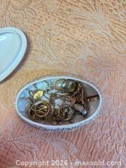 MaxSold Auction: Limoges Porcelain Trinket Jewelry Box with Pastoral Scene - Cobourg (Ontario, Canada) SELLER MANAGED Estate Sale Online Auction - King Street East (STORAGE)