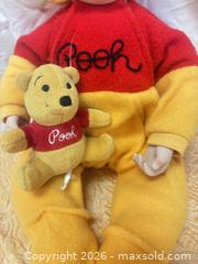 MaxSold Auction: Winnie the Pooh Porcelain Collector Doll with Plush - Cobourg (Ontario, Canada) SELLER MANAGED Estate Sale Online Auction - King Street East (STORAGE)