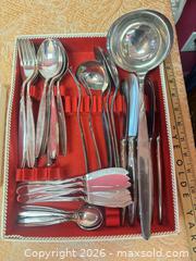 MaxSold Auction: WMF Silver-Plated Flatware & Serving Set, 52 Pieces - Cobourg (Ontario, Canada) SELLER MANAGED Estate Sale Online Auction - King Street East (STORAGE)