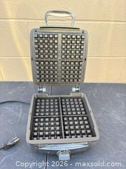 MaxSold Auction: All-Clad Stainless Steel Waffle Maker, 4-Square Plates - Decatur (Georgia, USA) SELLER MANAGED Reseller Online Auction - North Druid Hills Road (STORAGE)