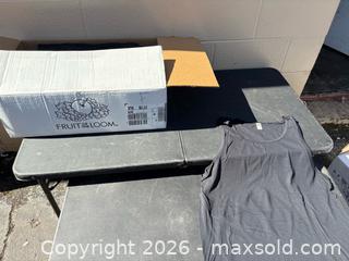 MaxSold Auction: Blank Fruit of The Loom Tank tops Black - Decatur (Georgia, USA) SELLER MANAGED Reseller Online Auction - North Druid Hills Road (STORAGE)