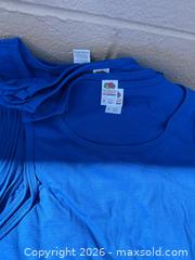 MaxSold Auction: Blank Fruit of The Loom Tank Tops Royal Blue  - Decatur (Georgia, USA) SELLER MANAGED Reseller Online Auction - North Druid Hills Road (STORAGE)