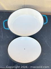 MaxSold Auction: Cuisinart Enameled Cast Iron Dutch Oven 7-9 qt - Decatur (Georgia, USA) SELLER MANAGED Reseller Online Auction - North Druid Hills Road (STORAGE)