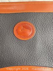 MaxSold Auction: Dooney & Bourke Leather Zip Pouch with Gold-Tone Hardware - Decatur (Georgia, USA) SELLER MANAGED Reseller Online Auction - North Druid Hills Road (STORAGE)