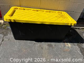 MaxSold Auction: Heavy duty storage totes large - Decatur (Georgia, USA) SELLER MANAGED Reseller Online Auction - North Druid Hills Road (STORAGE)