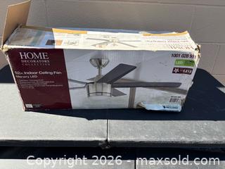 MaxSold Auction: Home Decorators Collection Merwry 52 in Ceiling Fan - Decatur (Georgia, USA) SELLER MANAGED Reseller Online Auction - North Druid Hills Road (STORAGE)