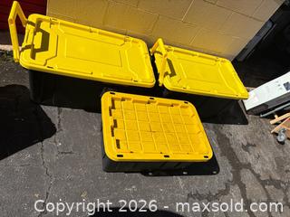 MaxSold Auction: Lot of 3 heavy duty storage containers  - Decatur (Georgia, USA) SELLER MANAGED Reseller Online Auction - North Druid Hills Road (STORAGE)