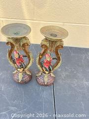MaxSold Auction: Pair of Resin Monkey Novelty Candle Holders - Decatur (Georgia, USA) SELLER MANAGED Reseller Online Auction - North Druid Hills Road (STORAGE)