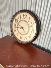 MaxSold Auction: Sterling & Noble 20-inch Wall Clock - Decatur (Georgia, USA) SELLER MANAGED Reseller Online Auction - North Druid Hills Road (STORAGE)