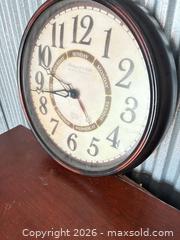 MaxSold Auction: Sterling & Noble 20-inch Wall Clock - Decatur (Georgia, USA) SELLER MANAGED Reseller Online Auction - North Druid Hills Road (STORAGE)