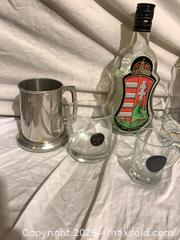 MaxSold Auction: Assorted Glassware Lot with Metal Tankard & Cocktail Shaker - Toronto (Ontario, Canada) SELLER MANAGED Downsizing Online Auction -  Rutherford Avenue