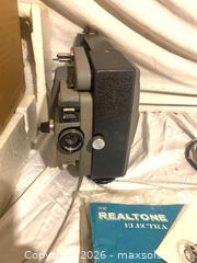 MaxSold Auction: Realtone Electra 8mm Electric Camera, Gray/Black - Toronto (Ontario, Canada) SELLER MANAGED Downsizing Online Auction -  Rutherford Avenue