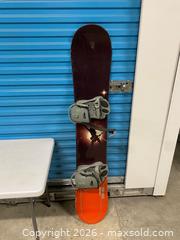 MaxSold Auction: HEAD Rush Snowboard w/ Bindings Baseline Made in Austria  - Vancouver (British Columbia, Canada) SELLER MANAGED Reseller Online Auction - East 7th Avenue (STORAGE)