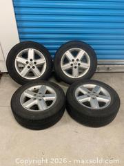 MaxSold Auction: Nokian 225/60R16 M+S Tires on Nissan 16” OEM Alloy Wheels – Set of 4 - Vancouver (British Columbia, Canada) SELLER MANAGED Reseller Online Auction - East 7th Avenue (STORAGE)