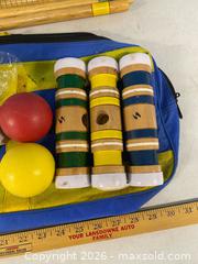 MaxSold Auction: Sportcraft Croquet Set With Mallets, Balls & Carry Bag – Complete Outdoor Lawn Game  - Vancouver (British Columbia, Canada) SELLER MANAGED Reseller Online Auction - East 7th Avenue (STORAGE)