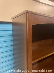 MaxSold Auction: Tall Narrow 5-Shelf Bookcase Dark Wood Finish ~70” x 32” x 12” - Vancouver (British Columbia, Canada) SELLER MANAGED Reseller Online Auction - East 7th Avenue (STORAGE)