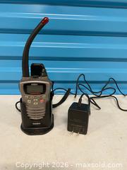 MaxSold Auction: Uniden Voyager BT Submersible VHF Marine Radio w/ Charger & Battery - Vancouver (British Columbia, Canada) SELLER MANAGED Reseller Online Auction - East 7th Avenue (STORAGE)