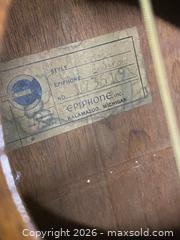 MaxSold Auction: Vintage 1960s Epiphone FT-30 Caballero Acoustic Guitar Kalamazoo made in USA - Vancouver (British Columbia, Canada) SELLER MANAGED Reseller Online Auction - East 7th Avenue (STORAGE)