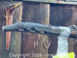 MaxSold Auction: Antique Horse Or Ox Yoke Piece - Gilroy (California, USA) SELLER MANAGED Estate Sale Online Auction - Santa Paula Drive