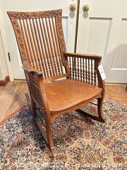MaxSold Auction: Antique Rocking Chair  - Gilroy (California, USA) SELLER MANAGED Estate Sale Online Auction - Santa Paula Drive