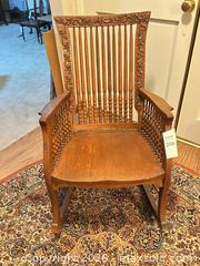 MaxSold Auction: Antique Rocking Chair  - Gilroy (California, USA) SELLER MANAGED Estate Sale Online Auction - Santa Paula Drive