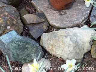 MaxSold Auction: Assorted Rocks And A Terra Cotta Pot - Gilroy (California, USA) SELLER MANAGED Estate Sale Online Auction - Santa Paula Drive