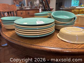 MaxSold Auction: Fiesta Ware Dinner Plates And Bowls - Gilroy (California, USA) SELLER MANAGED Estate Sale Online Auction - Santa Paula Drive