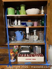 MaxSold Auction: Four Shelves Of Home Decor - Gilroy (California, USA) SELLER MANAGED Estate Sale Online Auction - Santa Paula Drive