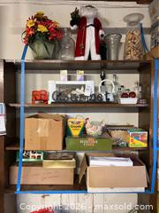 MaxSold Auction: Four Shelves Of Home Decor - Gilroy (California, USA) SELLER MANAGED Estate Sale Online Auction - Santa Paula Drive